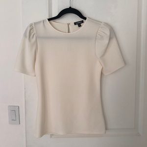 Express Cream Puff Sleeve Top